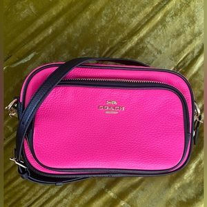COACH camera bag-  Neon pink crossbody
